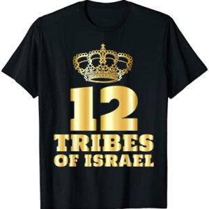 12 Twelve Tribes of Israel Shirt Hebrew Israelite Judah Yah