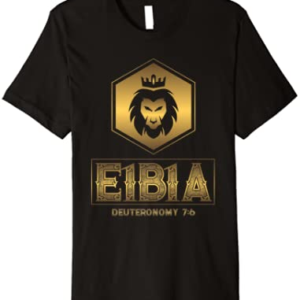 E1B1A Hebrew Israelite Clothing Men Women Lion Judah T Shirt
