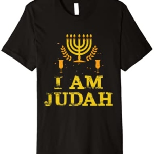 Hebrew Israelite Clothing I Am Judah 7 Menorah Gift Premium T-Shirt