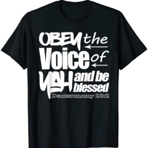 Hebrew Israelite Tribe Judah Torah Deut 28 Obey Yah T-Shirt